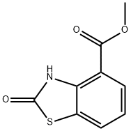 4-Benzothiazolecarboxylicacid,2,3-dihydro-2-oxo-,methylester(9CI) Structure