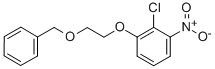 벤젠,2-클로로-1-니트로-3-[2-(페닐메톡시)에톡시]- 구조식 이미지
