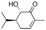 2-Cyclohexen-1-one,6-hydroxy-2-methyl-5-(1-methylethyl)-,(5S,6S)-(9CI) Structure