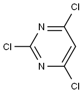 2,4,6-Trichloropyrimidine Structure