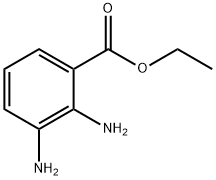 에틸2,3-디아미노벤조에이트 구조식 이미지
