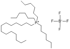 TRIHEXYL(TETRADECYL)PHOSPHONIUM TETRAFLUOROBORATE Structure