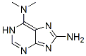 1H-Purine-6,8-diamine,  N6,N6-dimethyl-  (9CI) Structure