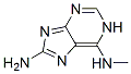 1H-Purine-6,8-diamine,  N6-methyl-  (9CI) Structure