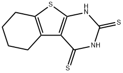 5,6,7,8-TETRAHYDRO-1H-BENZO[4,5]THIENO[2,3-D]PYRIMIDINE-2,4-DITHIONE Structure