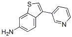 Benzo[b]thiophen-6-amine, 3-(3-pyridinyl)- (9CI) Structure
