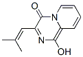 4H-Pyrido[1,2-a]pyrazin-4-one, 1-hydroxy-3-(2-methyl-1-propenyl)- (9CI) 구조식 이미지