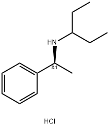 (S)-(-)-N-(3-PENTYL)-1-PHENYLETHYLAMINE HYDROCHLORIDE Structure