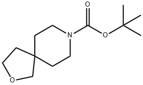 1,1-Dimethylethyl 2-Oxa-8-azaspiro[4.5]decane-8-carboxylate 구조식 이미지