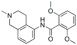 2,6-Dimethoxy-N-(1,2,3,4-tetrahydro-2-methylisoquinolin-5-yl)benzamide Structure