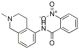 2-니트로-N-(1,2,3,4-테트라히드로-2-메틸이소퀴놀린-5-일)벤즈아미드 구조식 이미지