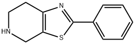 2-페닐-4,5,6,7-테트라히드로-티아졸로[5,4-C]피리딘 구조식 이미지