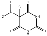 5-chloro-6-hydroxy-5-nitro-dihydro-pyrimidine-2,4-dione Structure