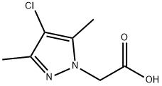 (4-CHLORO-3,5-DIMETHYL-PYRAZOL-1-YL)-ACETIC ACID Structure