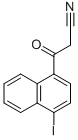 3-(4-요오도-1-나프틸)-3-옥소프로판니트릴 구조식 이미지