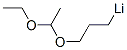 [3-(1-에톡시에톡시)프로필]리튬 구조식 이미지