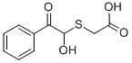 (1-HYDROXY-2-OXO-2-페닐레틸)티오]아세트산 구조식 이미지