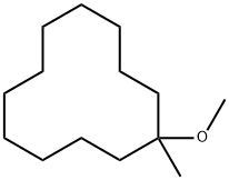 1-METHYLCYCLODODECYL METHYL ETHER Structure