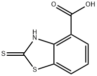 2-Mercaptobenzothiazole-4-carboxylic acid Structure