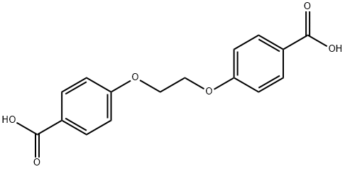 에틸렌글리콜비스(4-카르복시페닐)에테르 구조식 이미지