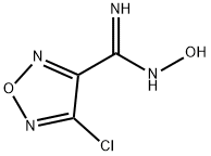 1,2,5-Oxadiazole-3-carboximidamide,4-chloro-N-hydroxy- Structure