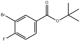 T-BUTYL 3-BROMO-4-FLUOROBENZOATE Structure