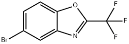 BENZOXAZOLE, 5-BROMO-2-(TRIFLUOROMETHYL)- 구조식 이미지