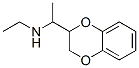 2-(1-Ethylaminoethyl)-1,4-benzodioxane Structure