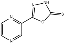 5-pyrazinyl-1,3,4-oxadiazole-2-thione Structure