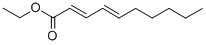 Ethyl-2,4-decadienoate Structure