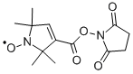 2,2,5,5-TETRAMETHYL-3-PYRROLIN-1-OXYL-3-CARBOXYLIC ACID N-HYDROXYSUCCINIMIDE ESTER Structure