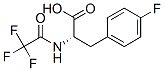 N-트리플루오로아세틸-4-플루오로페닐알라닌 구조식 이미지