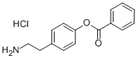 Benzoic acid, (2-aminoethyl)phenyl ester Structure
