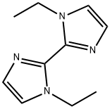 1,1'-디에틸-1H,1'H-[2,2']비이미다졸릴 구조식 이미지