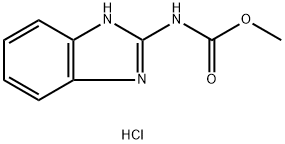 methyl 1H-benzimidazol-2-ylcarbamate monohydrochloride Structure