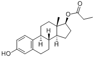 beta-Estradiol 17-propionate Structure