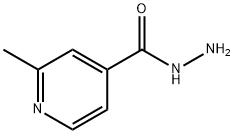 4-Pyridinecarboxylic  acid,  2-methyl-,  hydrazide Structure