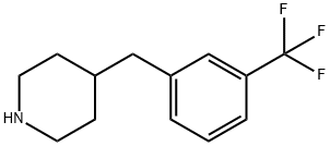 4-(3-TRIFLUOROMETHYL-BENZYL)-피페리딘 구조식 이미지