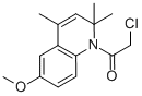 2-CHLORO-1-(6-METHOXY-2,2,4-TRIMETHYL-2H-QUINOLIN-1-YL)-ETHANONE Structure