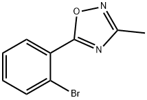 5-(2-BROMOPHENYL)-3-METHYL-1,2,4-OXADIAZOLE Structure