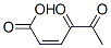 2-Hexenoic acid, 4,5-dioxo-, (2Z)- (9CI) Structure