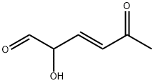 3-Hexenal, 2-hydroxy-5-oxo-, (3E)- (9CI) Structure