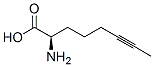 6-Octynoicacid,2-amino-,(2R)-(9CI) Structure