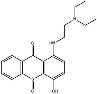 1-[[2-(Diethylamino)ethyl]amino]-4-hydroxy-9H-thioxanthen-9-one 10-oxide Structure