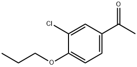 1-(3-클로로-4-PROPOXYPHENYL)-에타논 구조식 이미지
