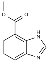 1H-벤지미다졸-4-카르복실산,메틸에스테르(9CI) 구조식 이미지
