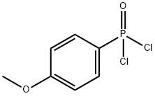 4-METHOXYPHENYLPHOSPHONIC DICHLORIDE 구조식 이미지