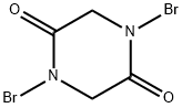 1,4-Dibromo-piperazine-2,5-dione 구조식 이미지