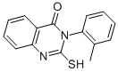 2-MERCAPTO-3-O-TOLYL-3H-QUINAZOLIN-4-ONE Structure