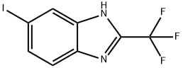 1H-BENZIMIDAZOLE, 5-IODO-2-(TRIFLUOROMETHYL)- Structure
